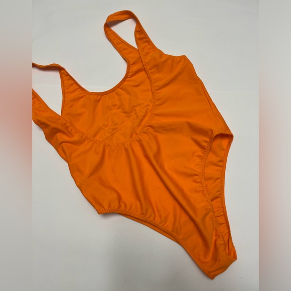NWOT ⚜️🧡⚜️ Laina Rauma rare! Orange thong one piece bikini swimsuit - Picture 13 of 14